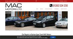 Desktop Screenshot of macmotors.co.uk